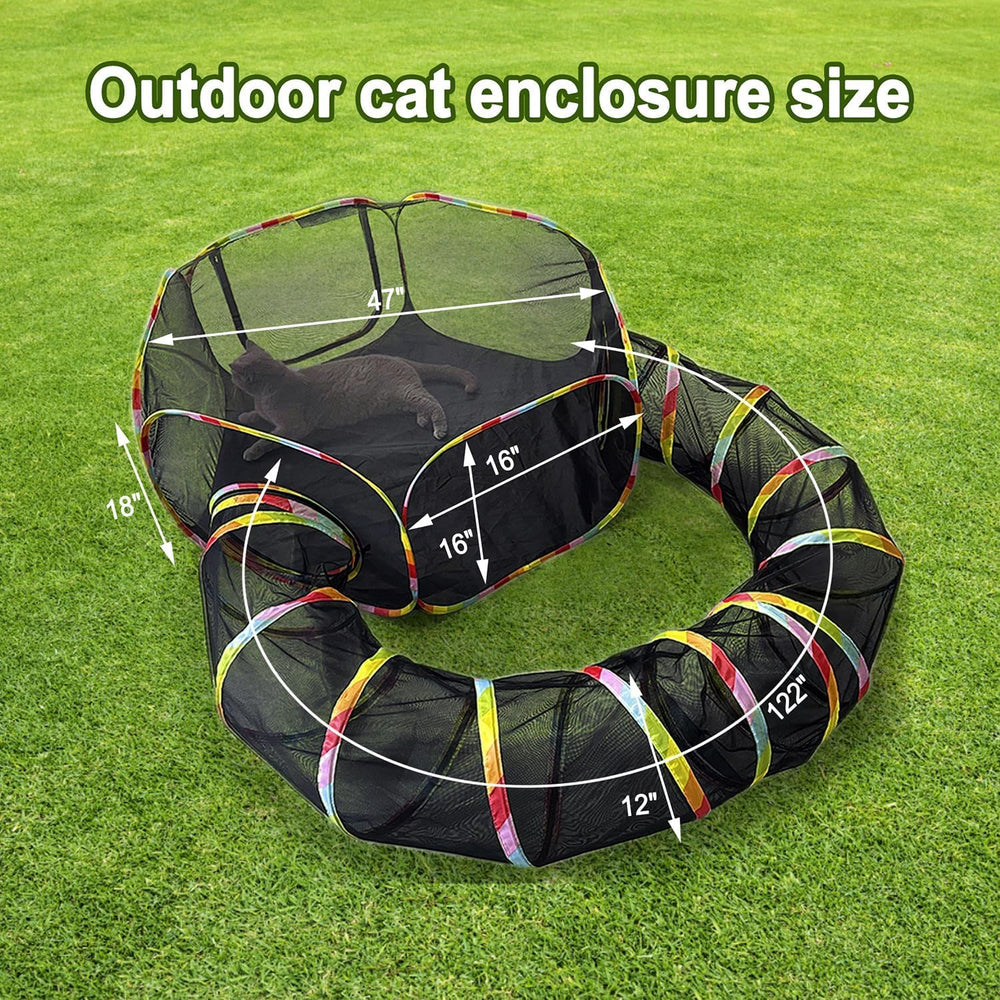 Naielfopet tunel gato portatil, aporta juego flexible