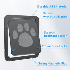 NAMSAN diseño resistente de ABS para uso diario de la puerta perro