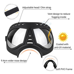 Correas ajustables de gafas NAMSAN para un ajuste seguro sin resbalones