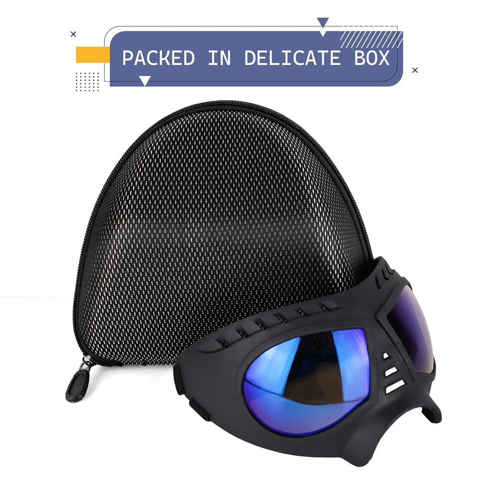 Gafas NAMSAN protegen de UV y polvo en actividades al aire libre.