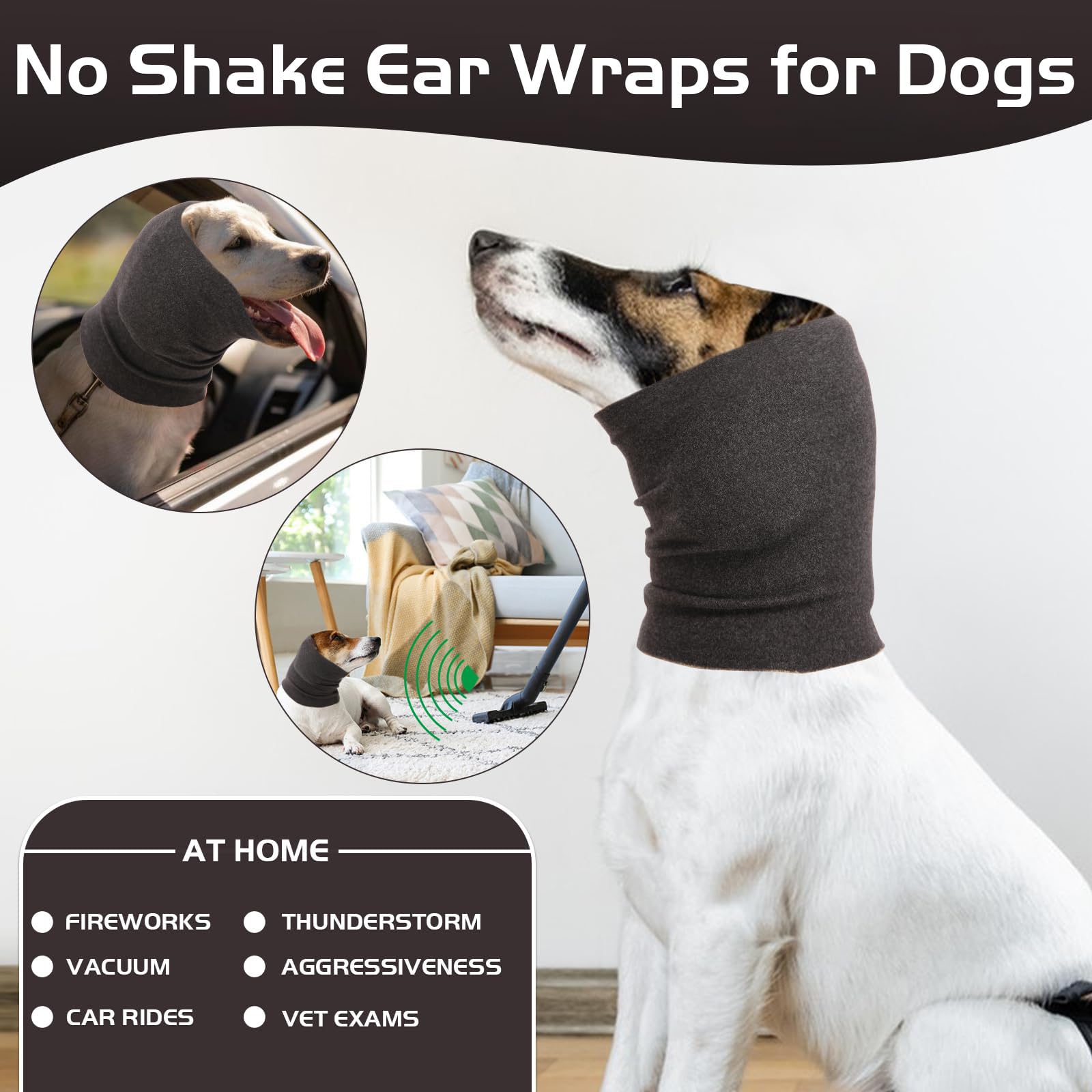 Nanaki protector orejas perro ruido: protección auditiva para paseos en ciudad.