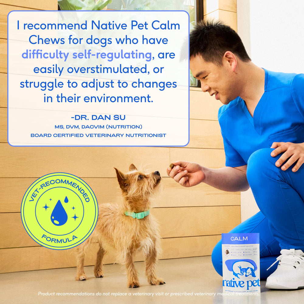 Native Pet Calming Chews: hechos en EE. UU. sin sabores artificiales
