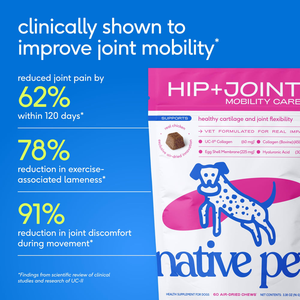 Native Pet Mobility Care articulaciones: apoya la salud de articulaciones y ligamentos.