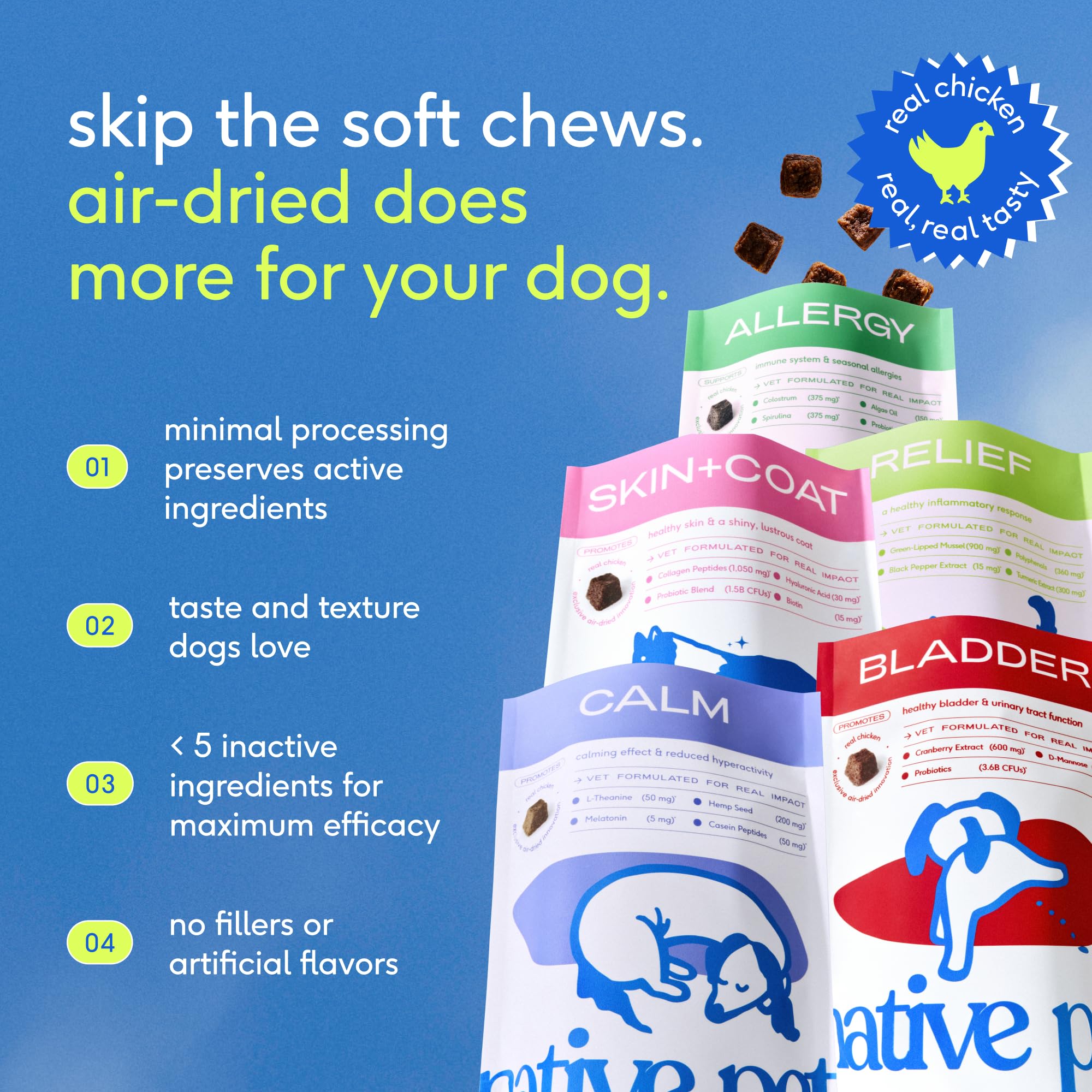 Native Pet Mobility Care dosis-diaria: método sencillo para incorporar en la rutina.