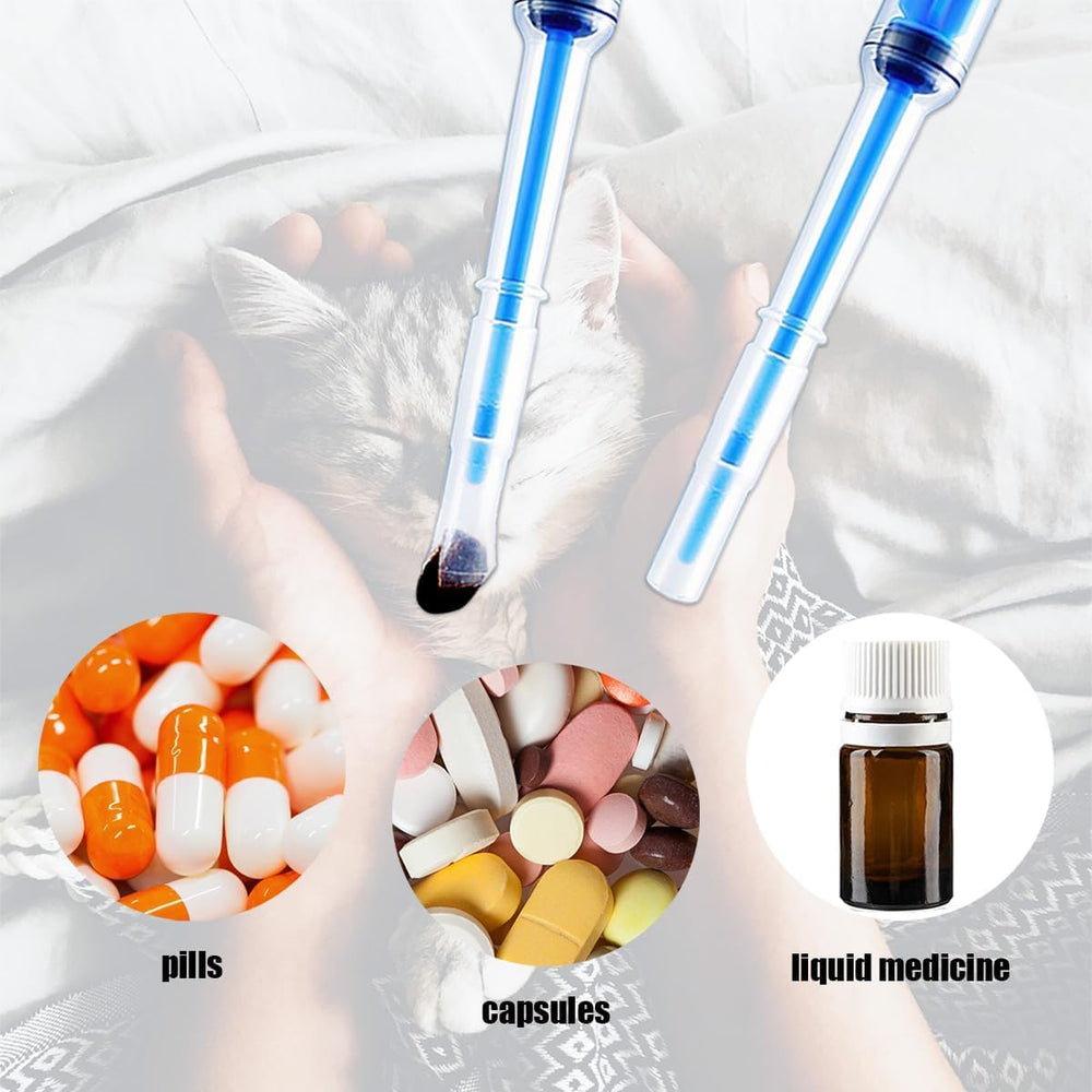 Naturahand tubos de silicona de dos estilos para pastillas o líquidos.