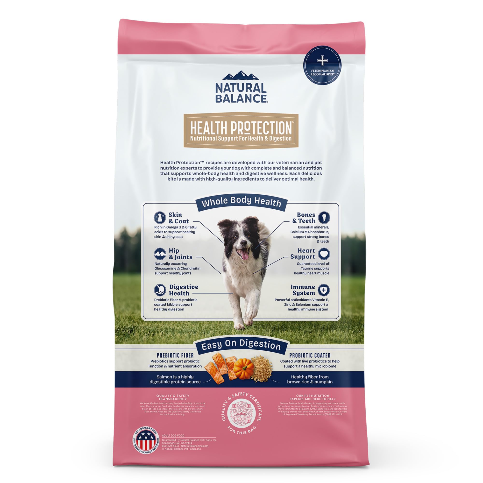 Natural Balance ofrece 6 beneficios de salud para perros.