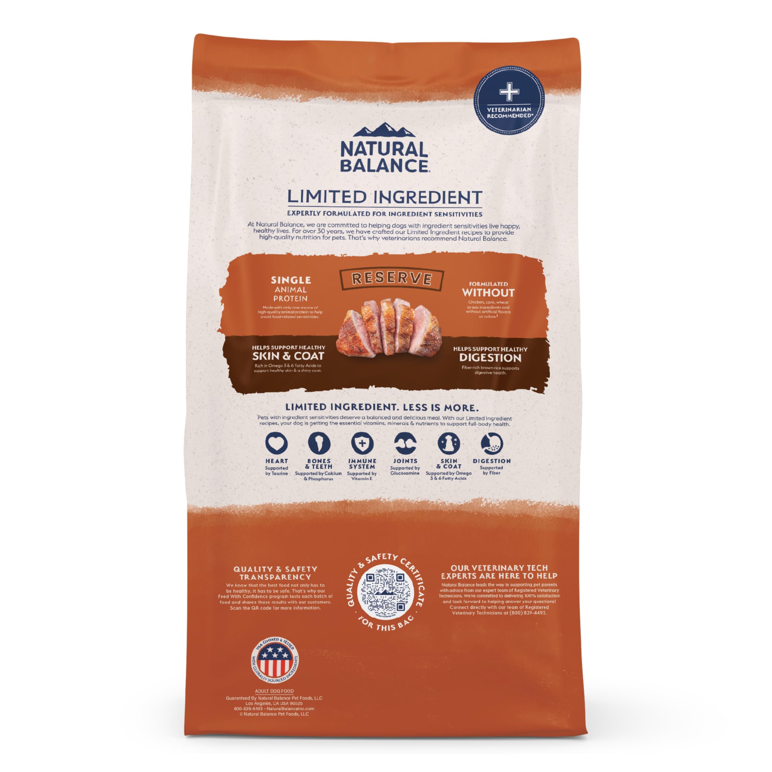 Natural Balance alimentación con confianza, revisa el código de lote.