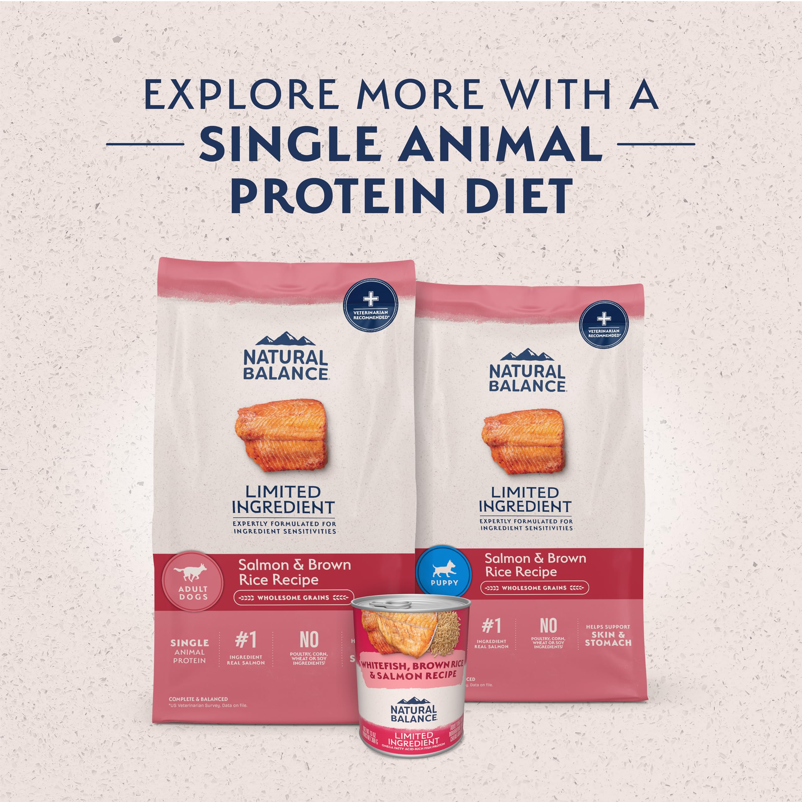 Natural Balance dha para desarrollo cerebral de cachorros, bolsa de 4 libras