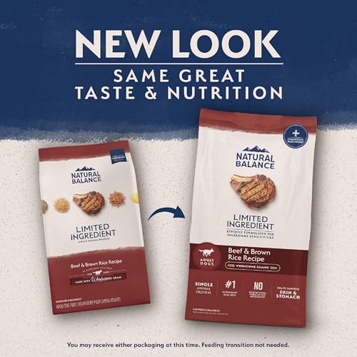 Natural Balance croquetas con ingredientes simples para perros sensibles