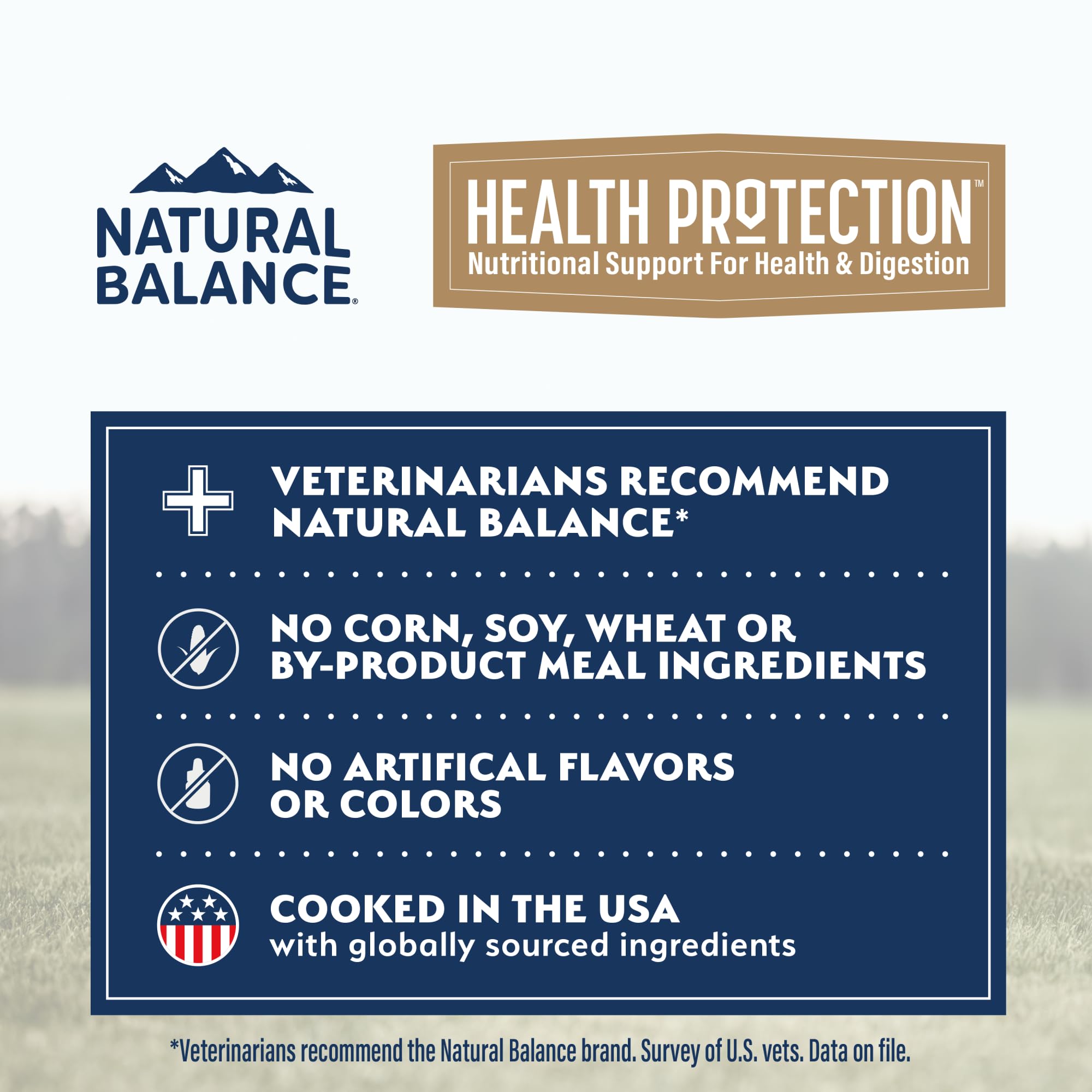 Natural Balance envase de 12-5 onzas en caja de 6, práctico para varias comidas.