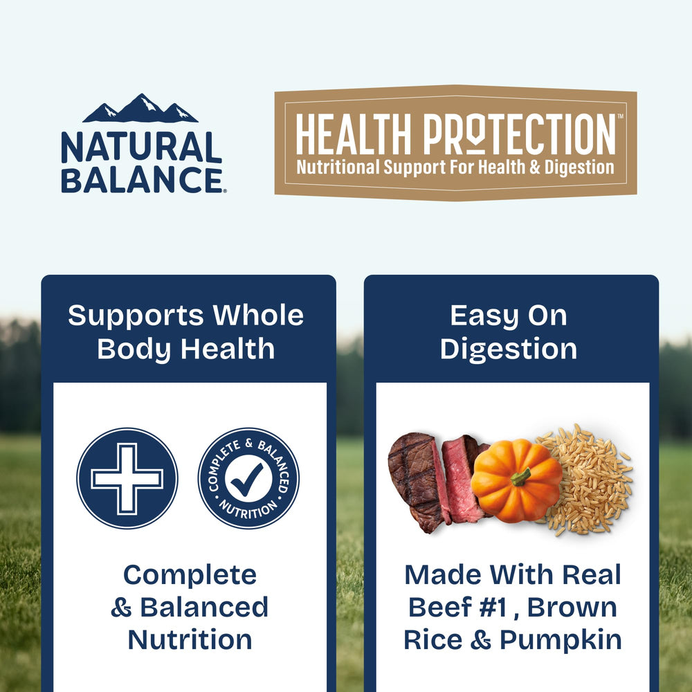Natural Balance fibra alta: apoyo para la regularidad en la dieta húmeda.