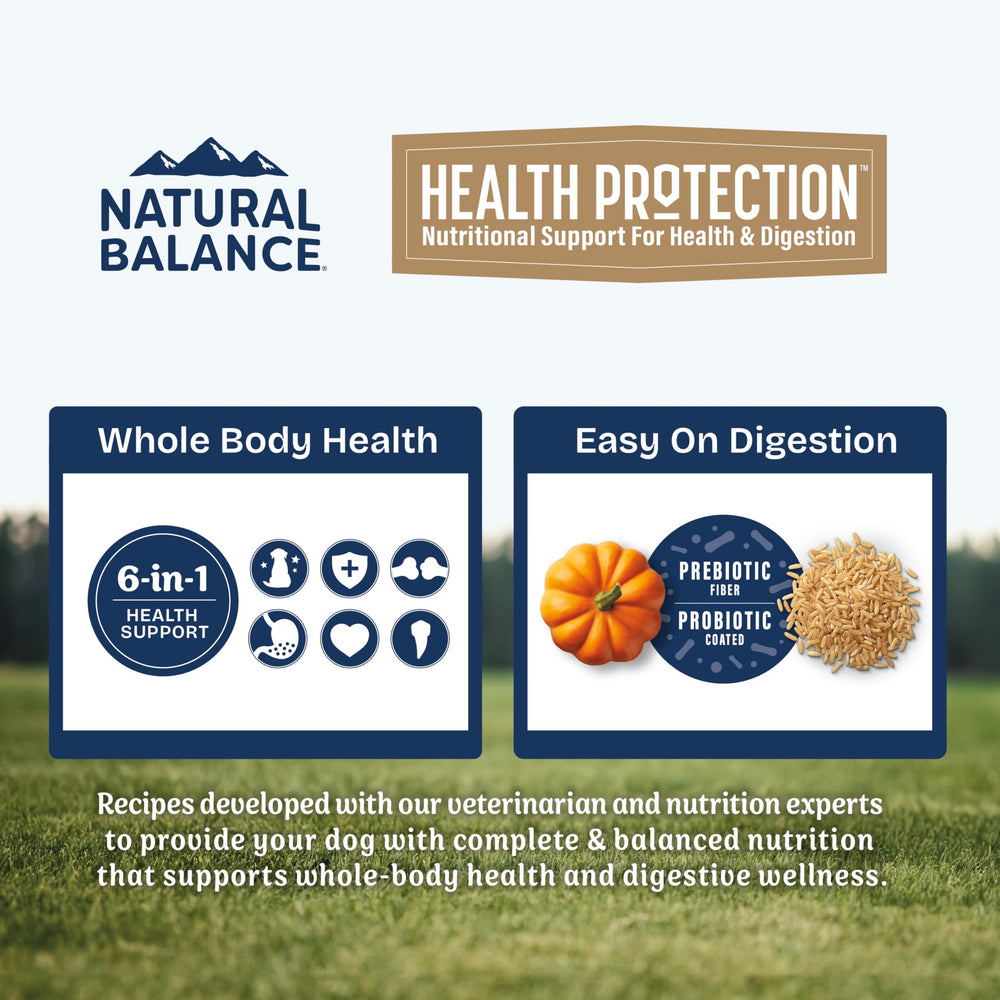 Natural Balance Fibra prebiótica y probióticos para salud digestiva.