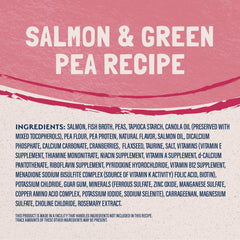Natural Balance ingredientes sencillos: salmón y guisantes en dieta clara