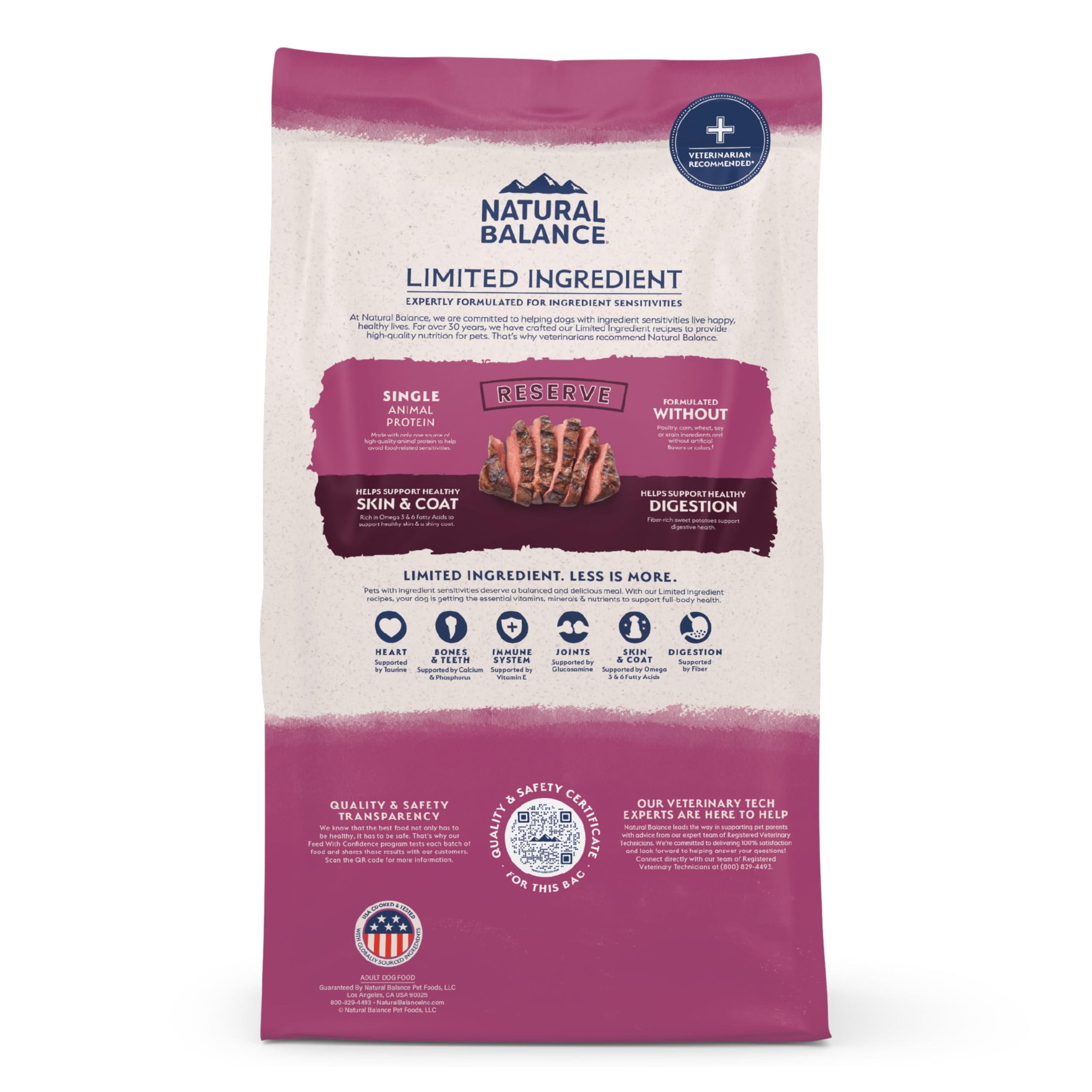 Natural Balance nutrición diaria para perros adultos.