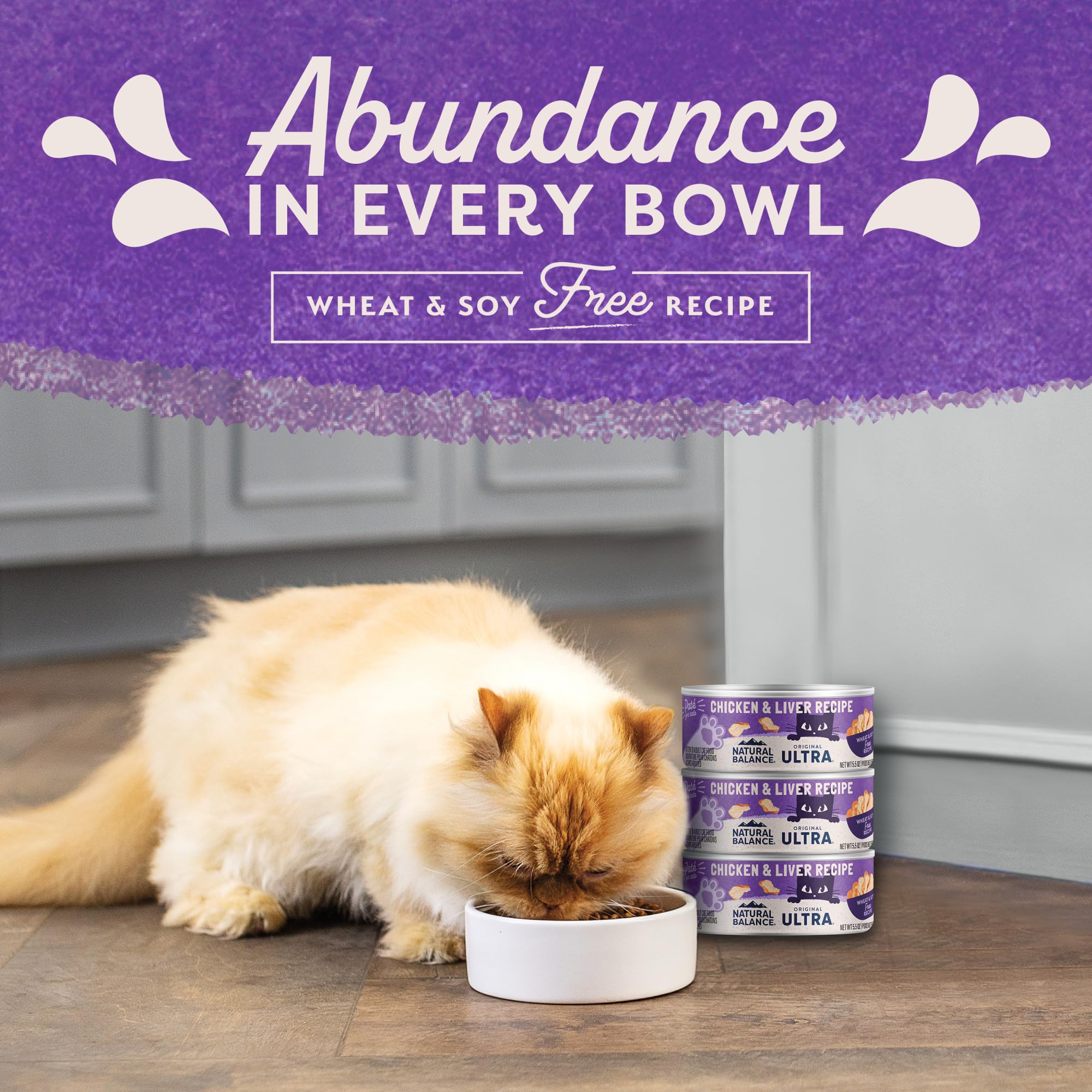 Natural Balance Original Ultra para Gatos Adultos, apoya apetito diario con sabor y textura atractivos.