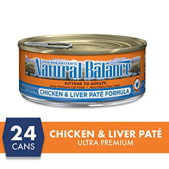 Natural Balance Original Ultra para Gatos Adultos, etiqueta muestra proteína principal y sabor natural.