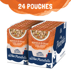 Natural Balance Original Ultra Platefulls, porciones de 3 oz para comida práctica.