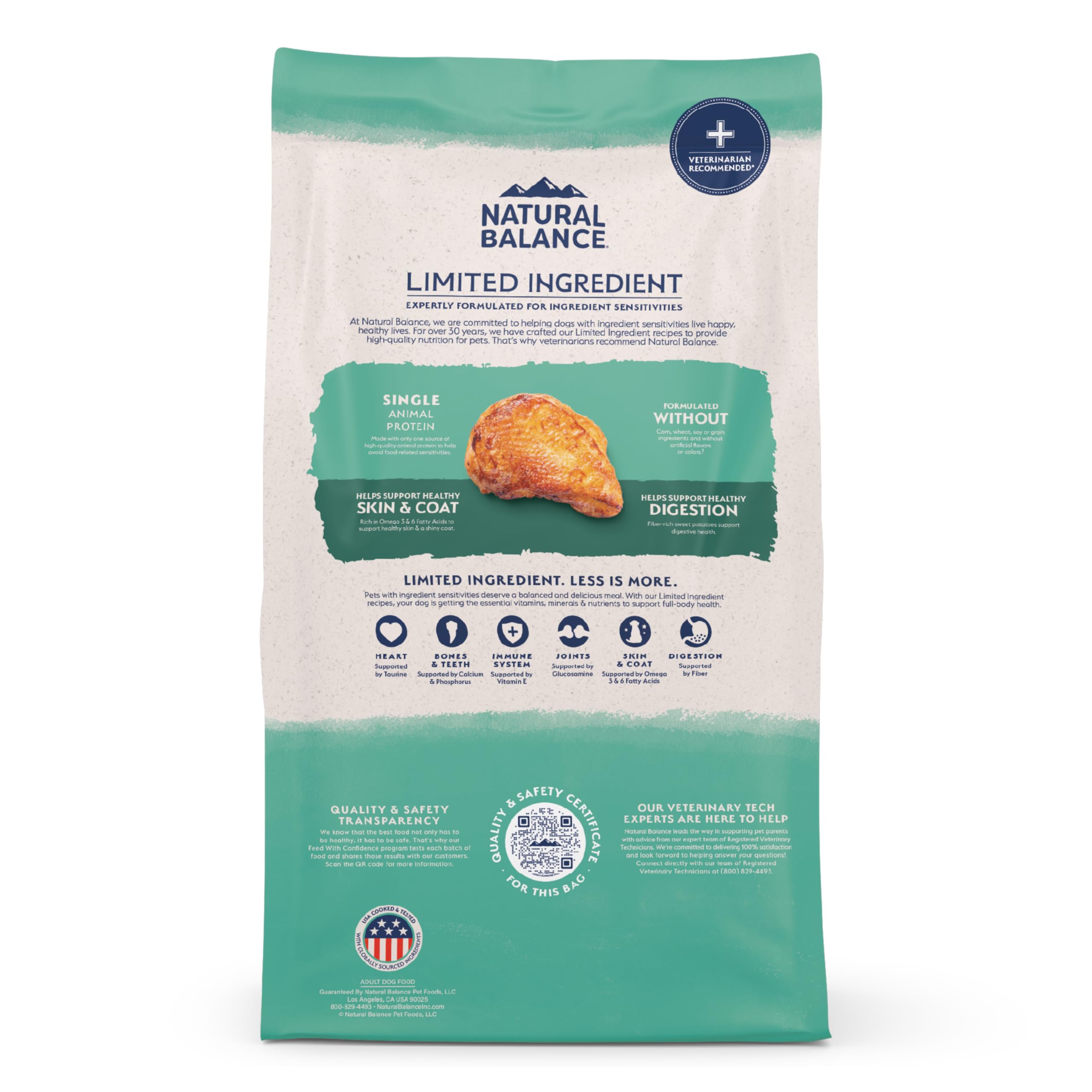 Paquete práctico de 4 lb de Natural Balance para perros