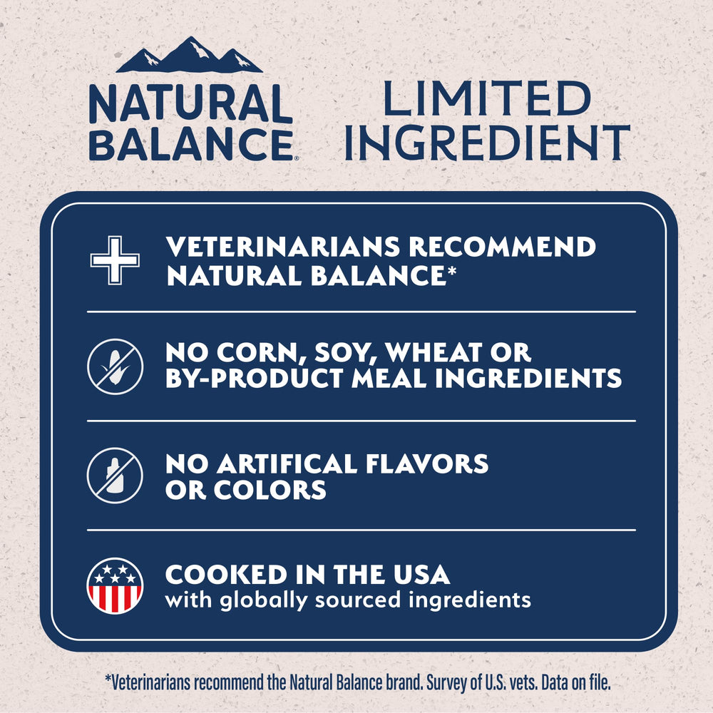 Natural Balance porciones-pre-medidas: dos porciones en envase pre-porcionado para evitar desorden.