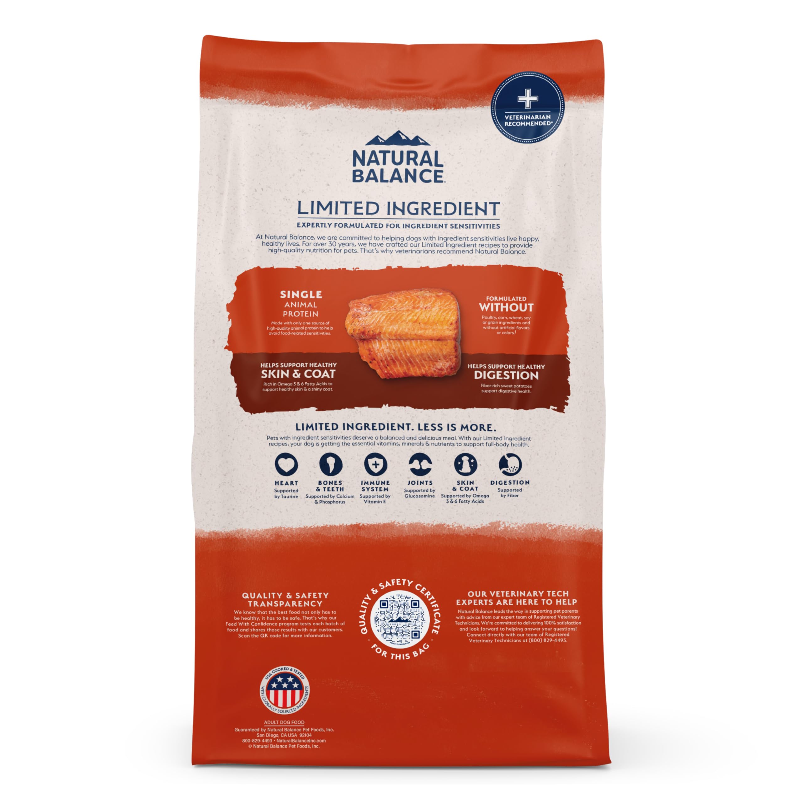 Natural Balance sabor atractivo para la comida diaria del perro.