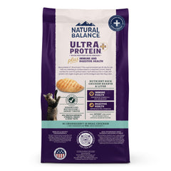 Natural Balance Ultra Protein Plus real pollo e ingredientes, proteína alta para gatos.