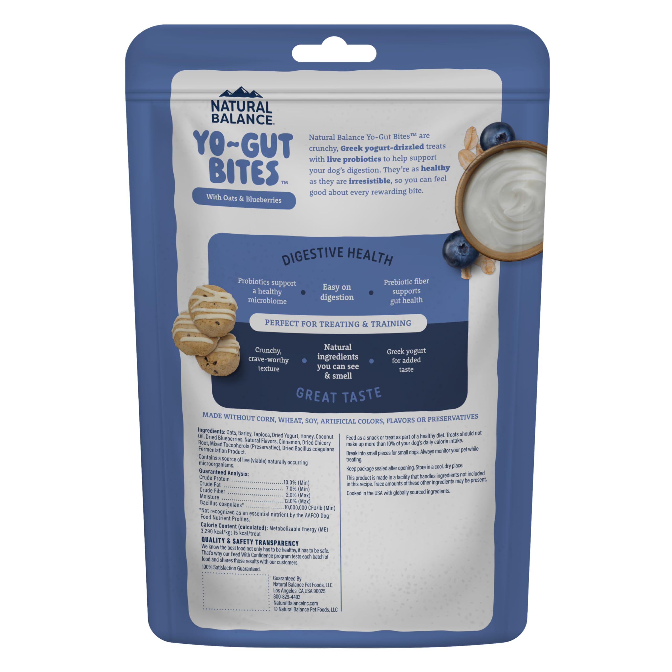 Yo-Gut Bites: cuidado digestivo diario para perros curiosos y activos.