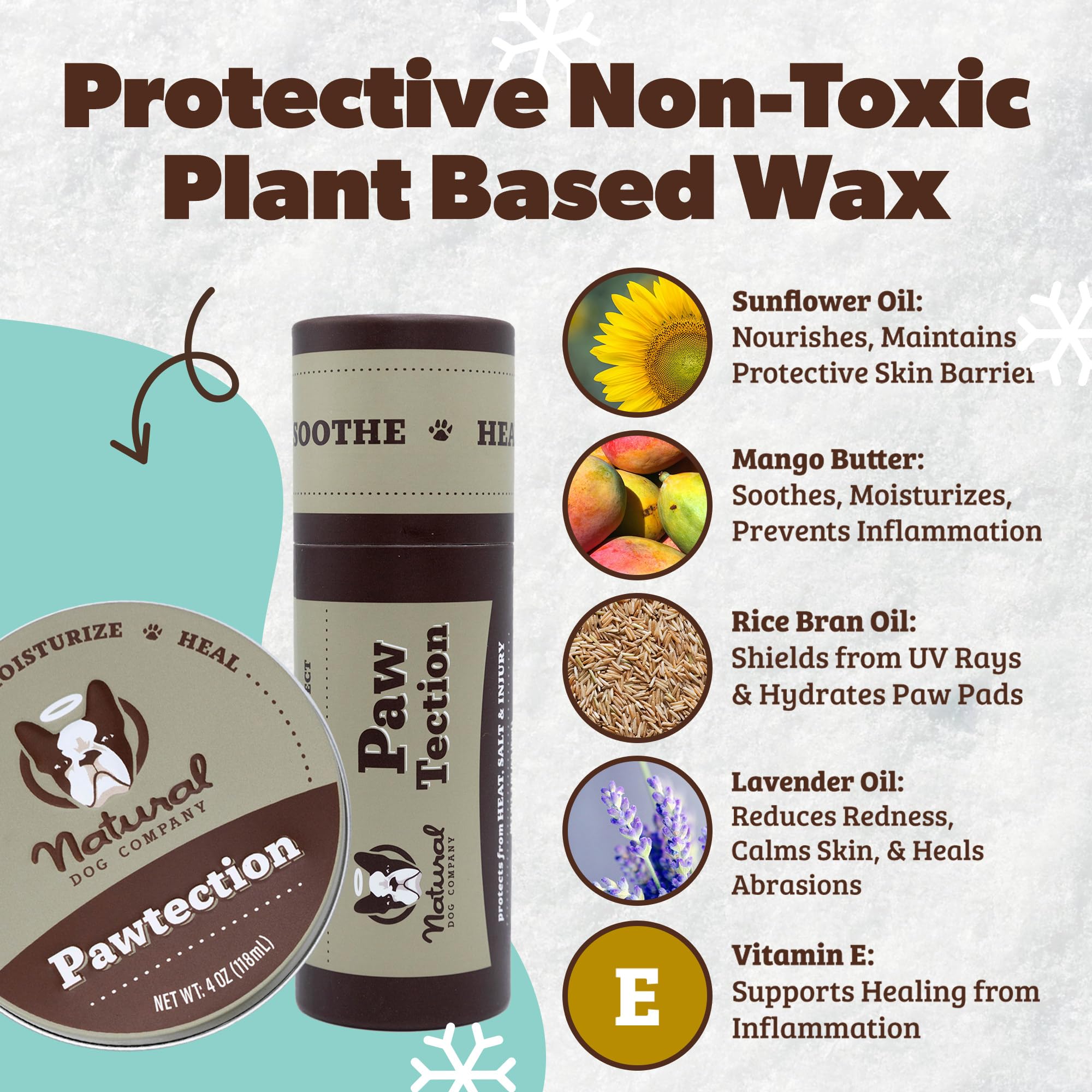 PawTection usa ingredientes seguros aptos para lamido