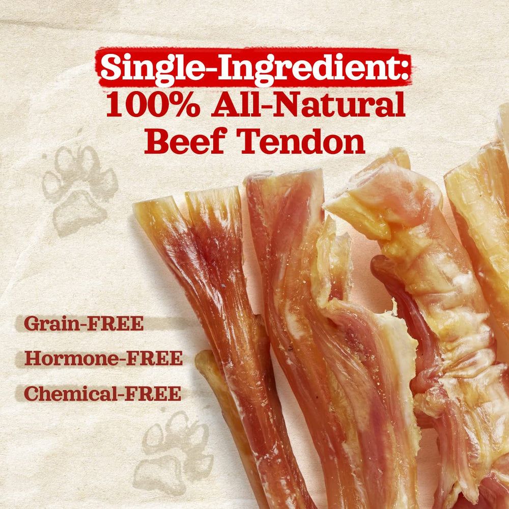 Cuidado dental con tendones de res Natural Farm para perros