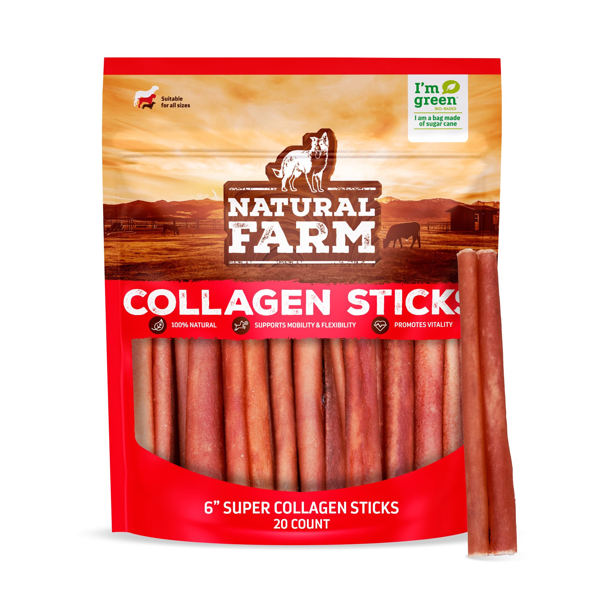 Natural Farm masticables sin olor para perro, masticación prolongada