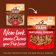 Natural Farm patas de pollo sin uñas deshidratadas para perros