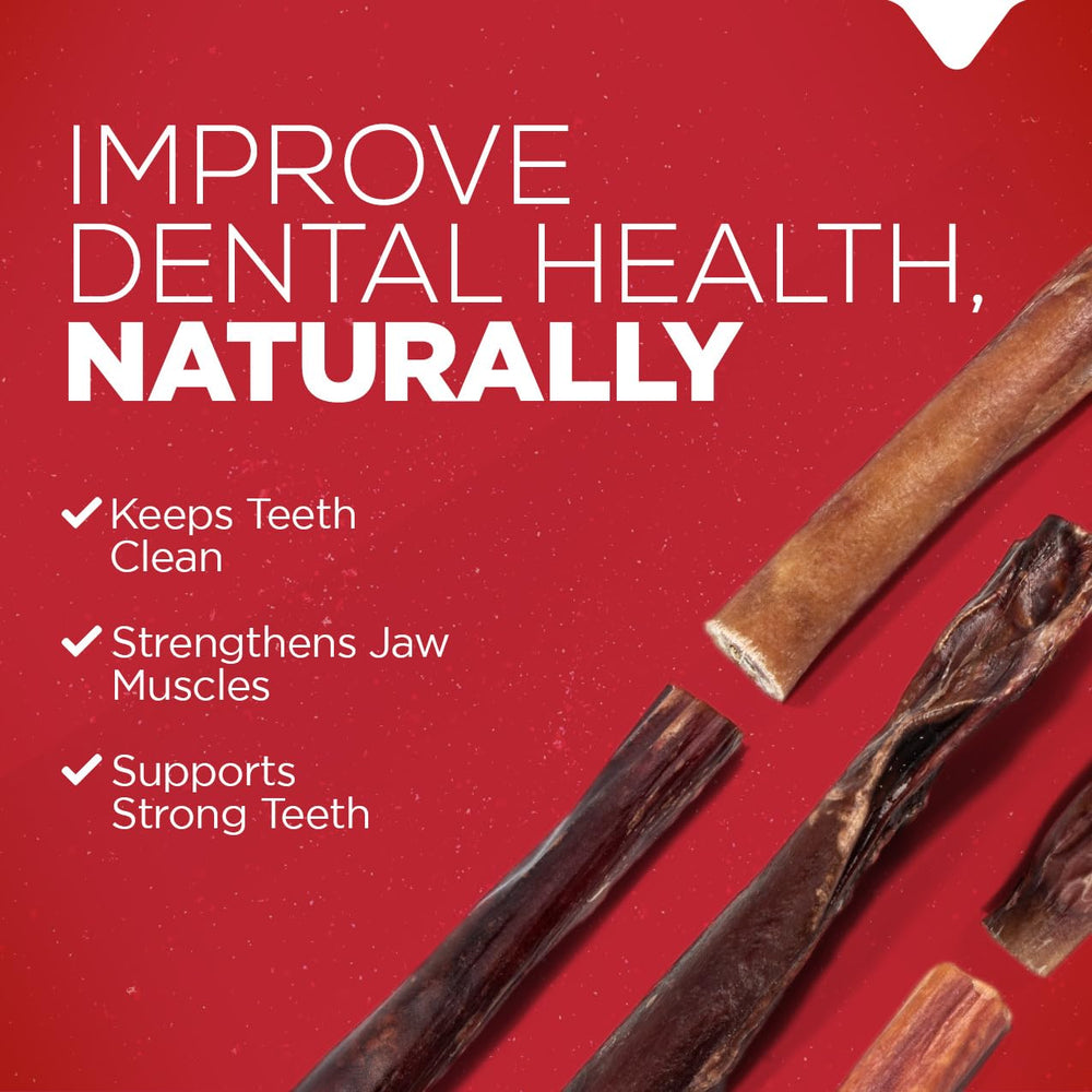 Natural Farm Power Bully Sticks textura dual para juego y recompensa