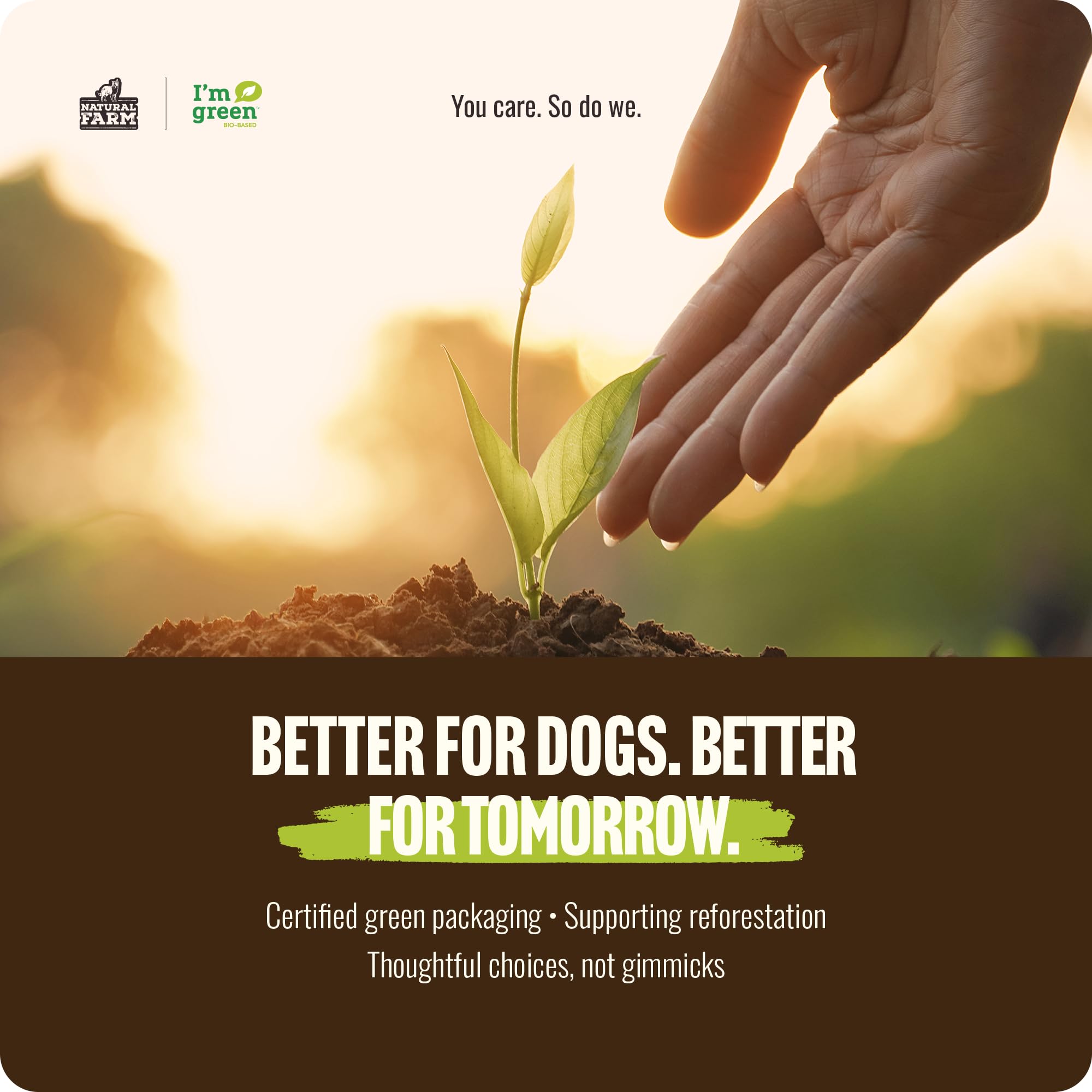 Natural Farm Uso en casa o viaje para perros pequeños y medianos.