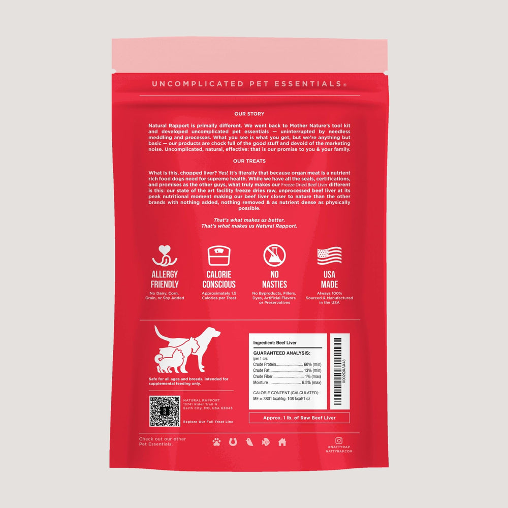 Premio para entrenamiento con Natural Rapport, ideal para perros.