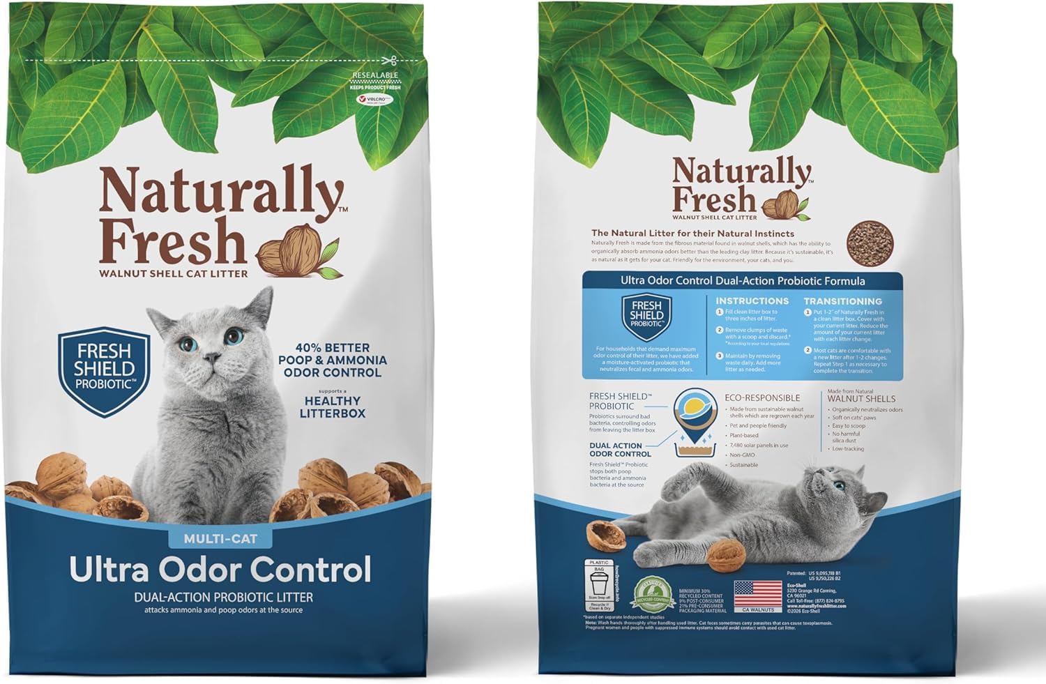 Naturally Fresh: cucharón para recoger la arena de gatos con facilidad.
