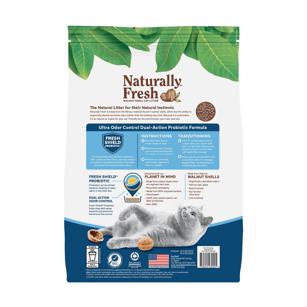 Naturally Fresh: arena para gatos sin polvo para un hogar más limpio.