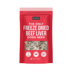 Natural Rapport bocados hígado de res, envase 226 g, ideales para entrenamientos.