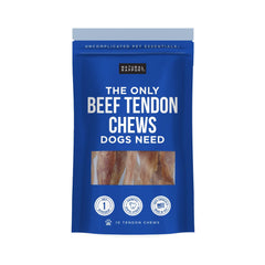 Natural Rapport Tendones de res para perros pequeños, masticables para entrenamiento