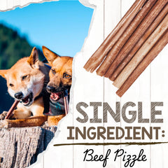 Bully stick sin olor, opción natural para perros sensibles al olor