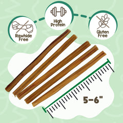 Nature Gnaws palito extra-delgado para perros pequeños, duradero y sin olor para cualquier momento.