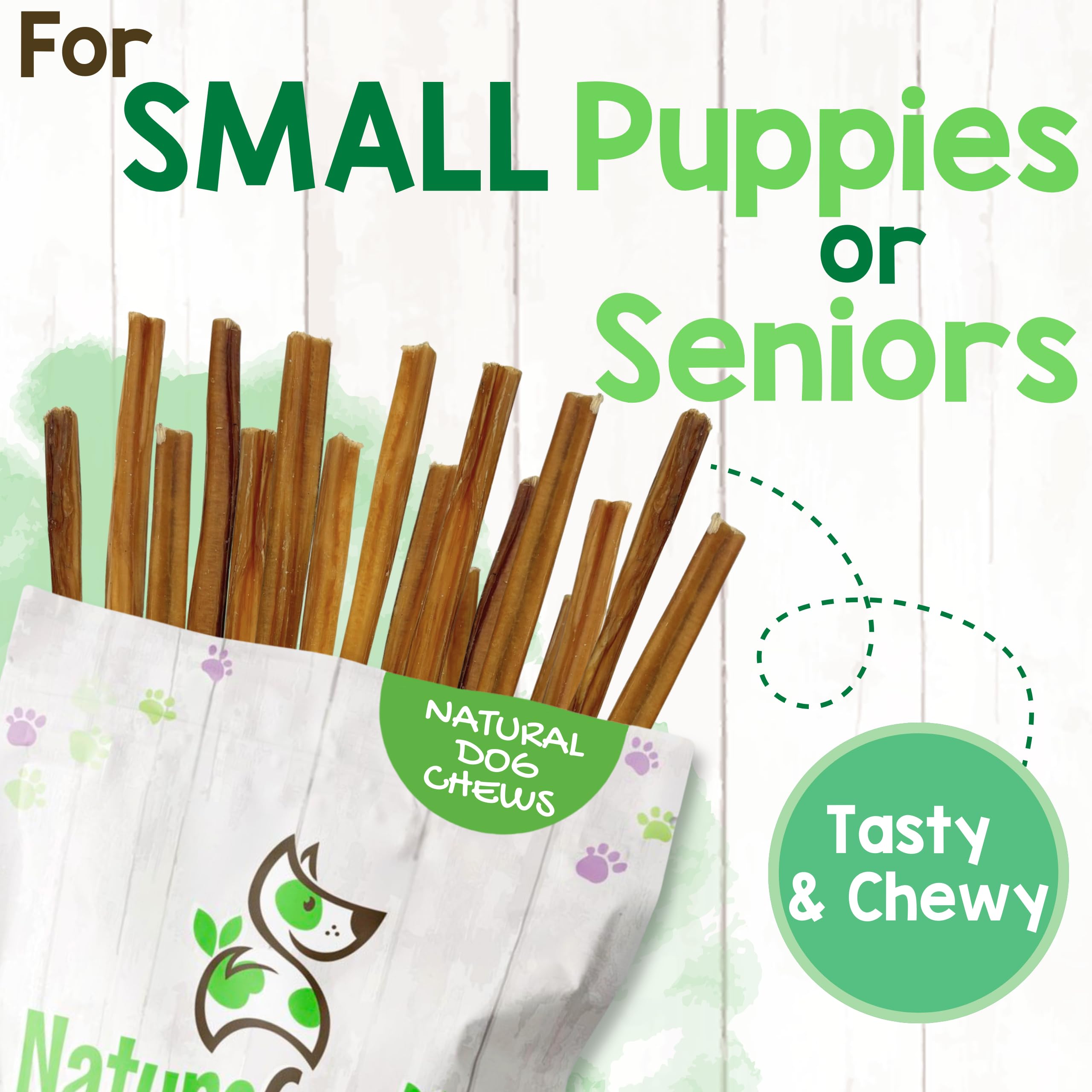 Nature Gnaws Palitos de res sin gluten para perros pequeños, opción natural