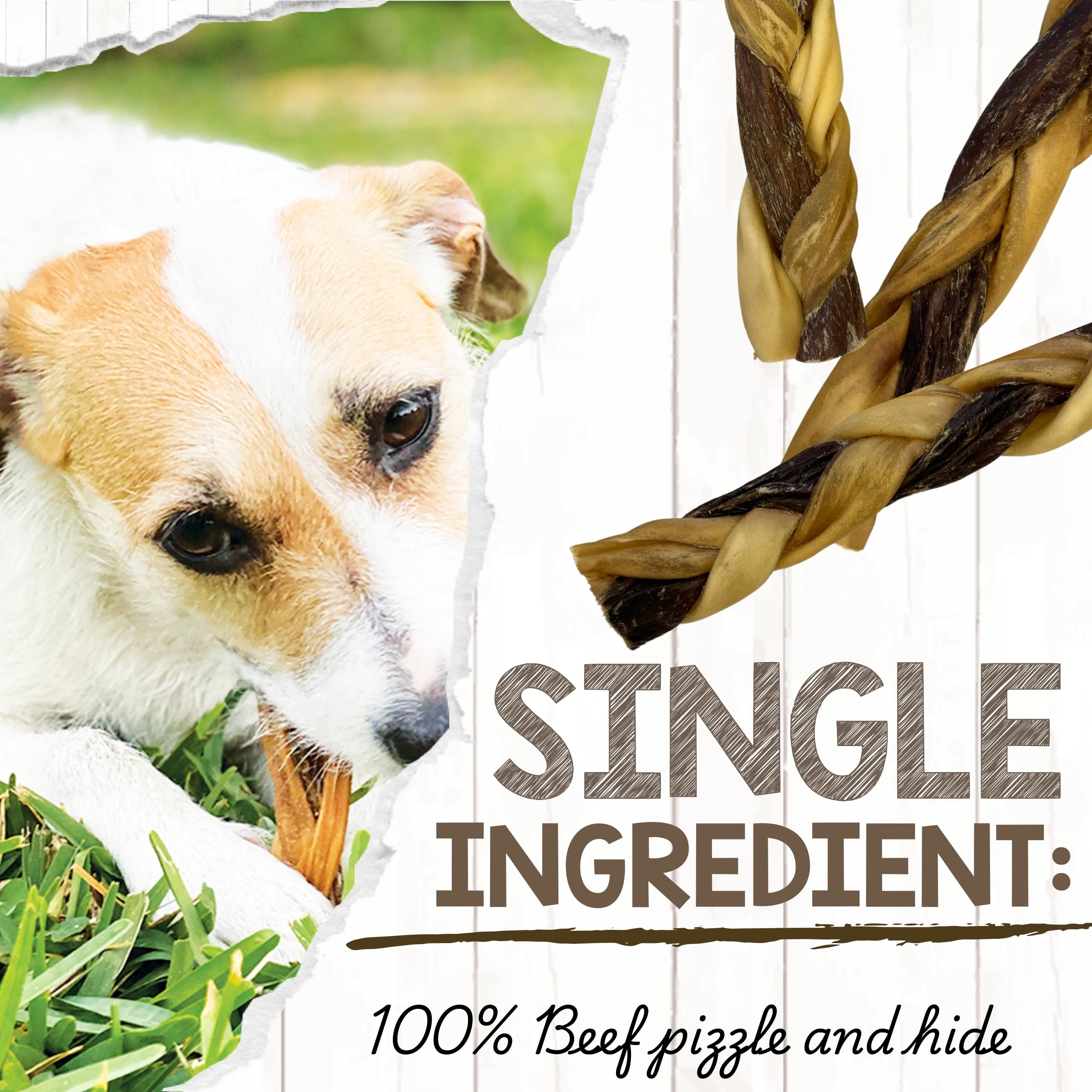 Nature Gnaws sabor-res, merienda sabrosa para perros activos.