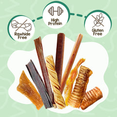 Nature Gnaws tendones de res: masticación duradera para perros grandes.