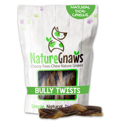 Nature Gnaws trenzas bully entrelazadas de 5-6 pulgadas para perros pequeños y medianos.