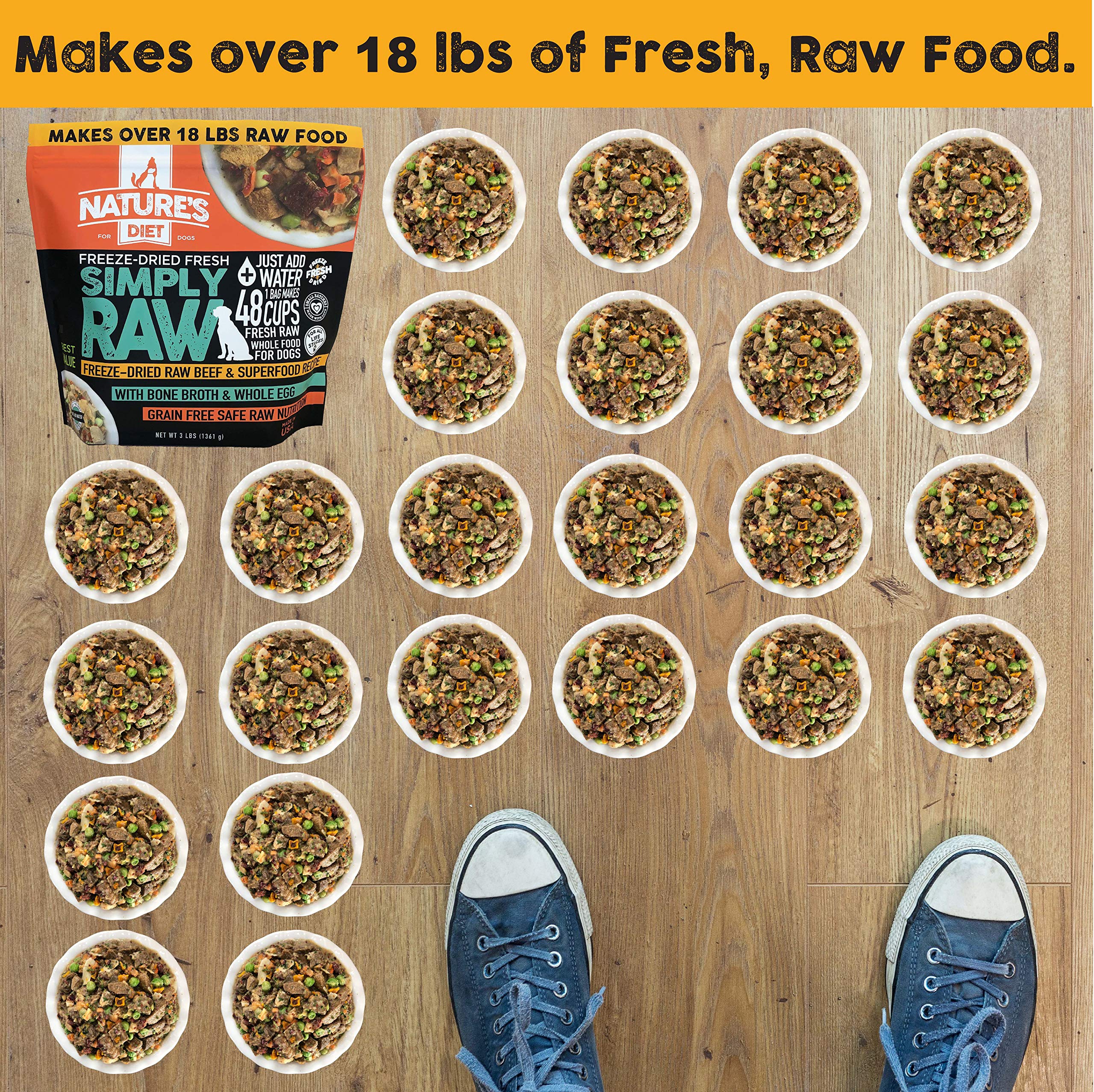 Nature's Diet Simply Raw, probióticos y prebióticos para salud intestinal.