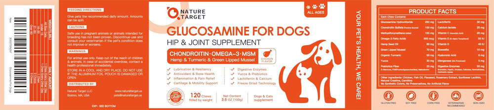 Nature Target envase práctico para la dieta diaria del perro