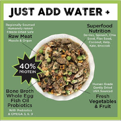 Nature's Diet Simply Raw: caldo de hueso crudo para sabor y nutrientes al preparar.