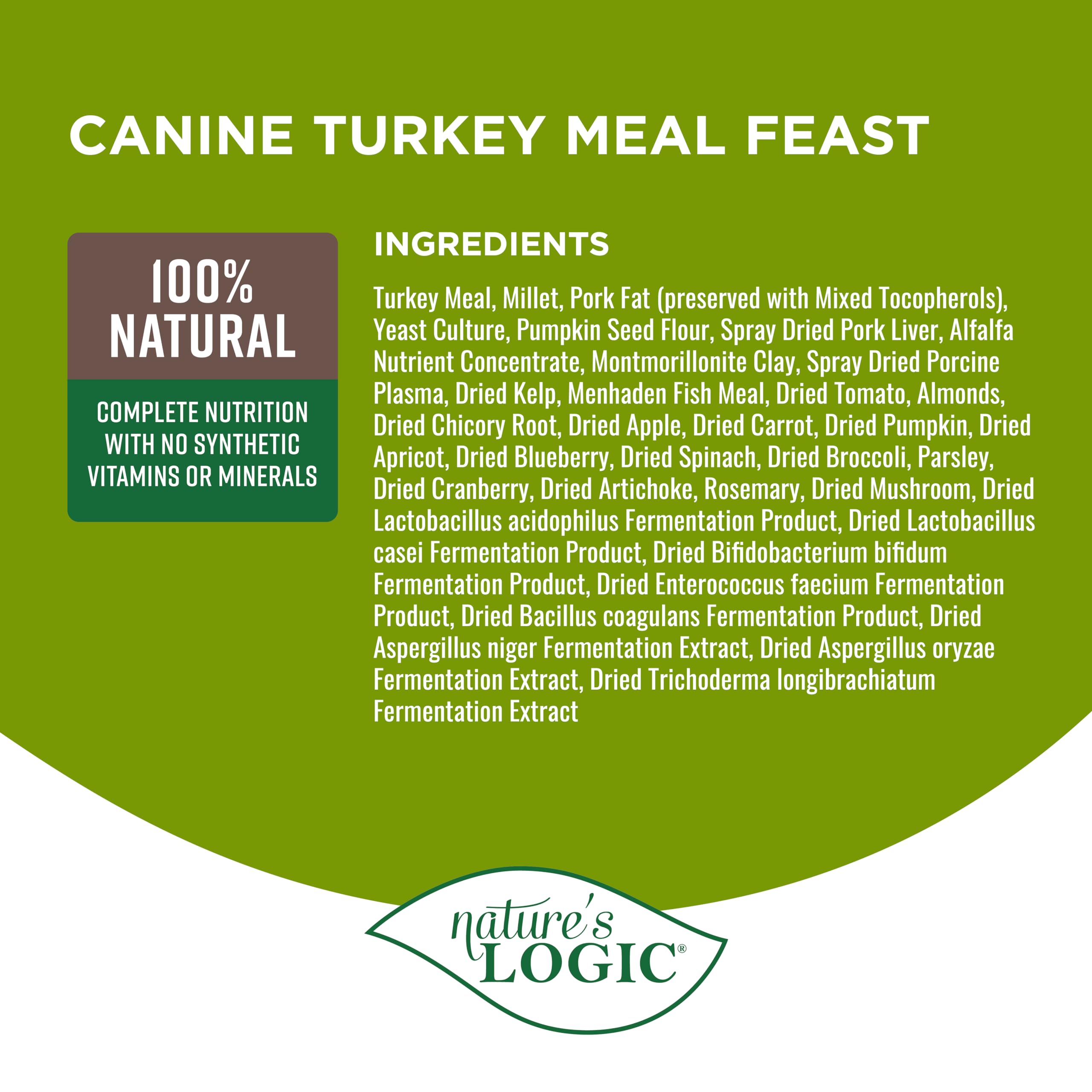 Nature's Logic probióticos y enzimas para digestión suave.