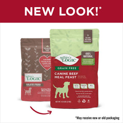 Nature's Logic proteína alta 97% de carne de res, soporte muscular para perros activos