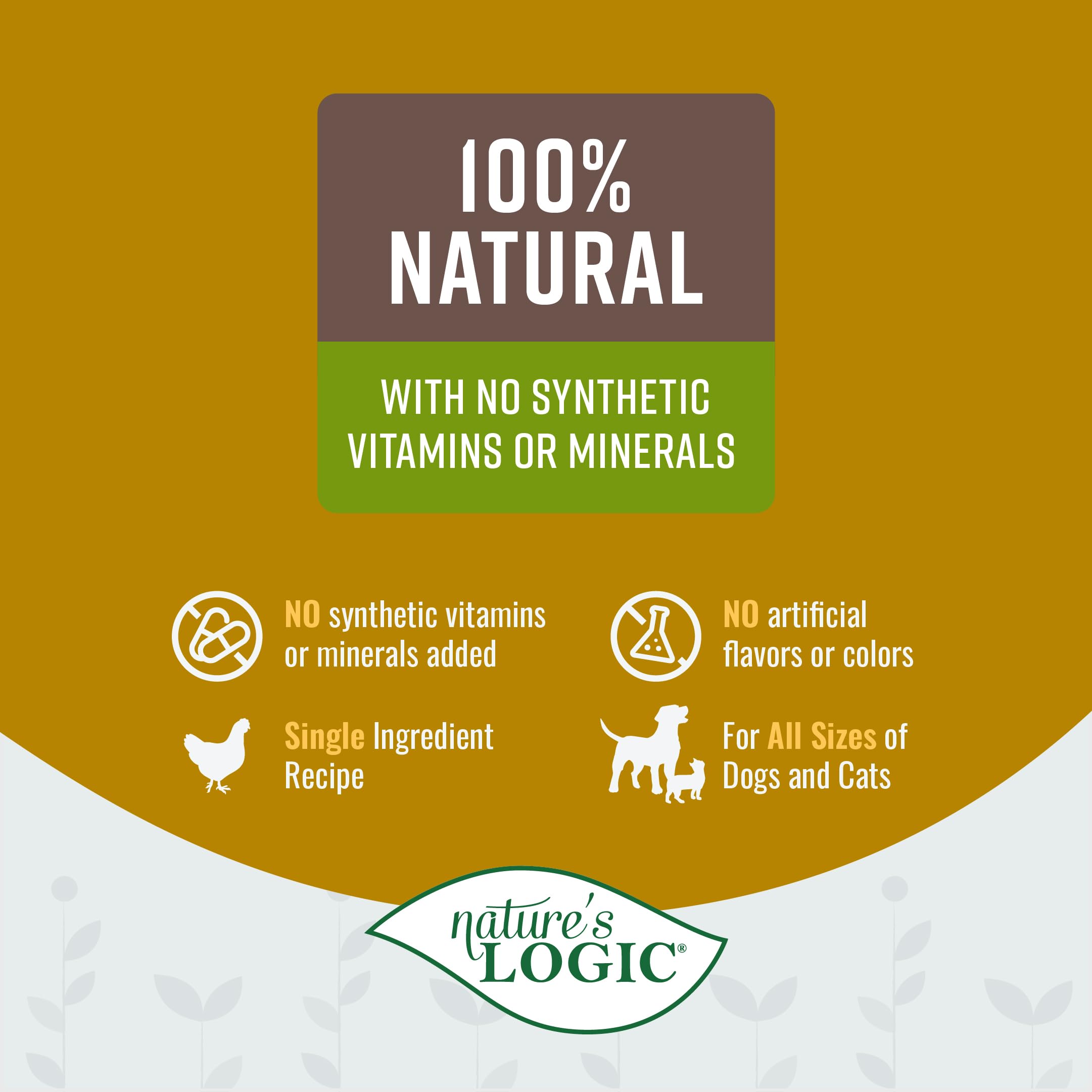 Nature's Logic Preparación rápida para una comida más sabrosa.