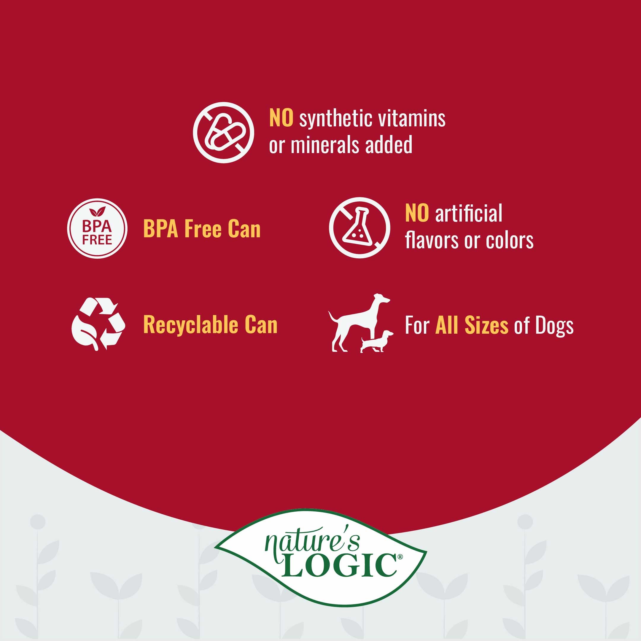 NATURE'S LOGIC toppings-nutritivo, añade consistencia y sabor al plato de tu perro.